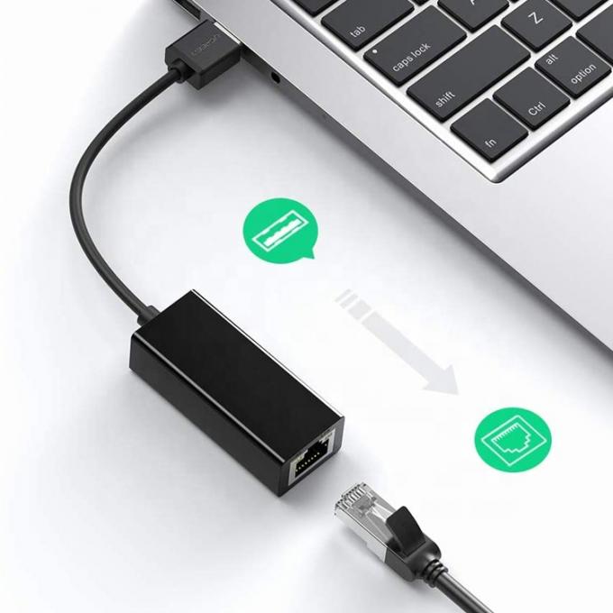 プラグ&プレイ 1000Mbps USB 3.0 から ギガビット RJ45 イーサネット ネットワーク LAN アダプタ ラップトップ コンピュータ 3