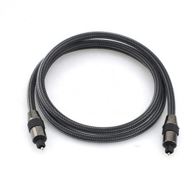 高品質 耐久性 帯状 光ファイバー Toslink Spdif ゴールド デジタル オーディオ 光ケーブル 0