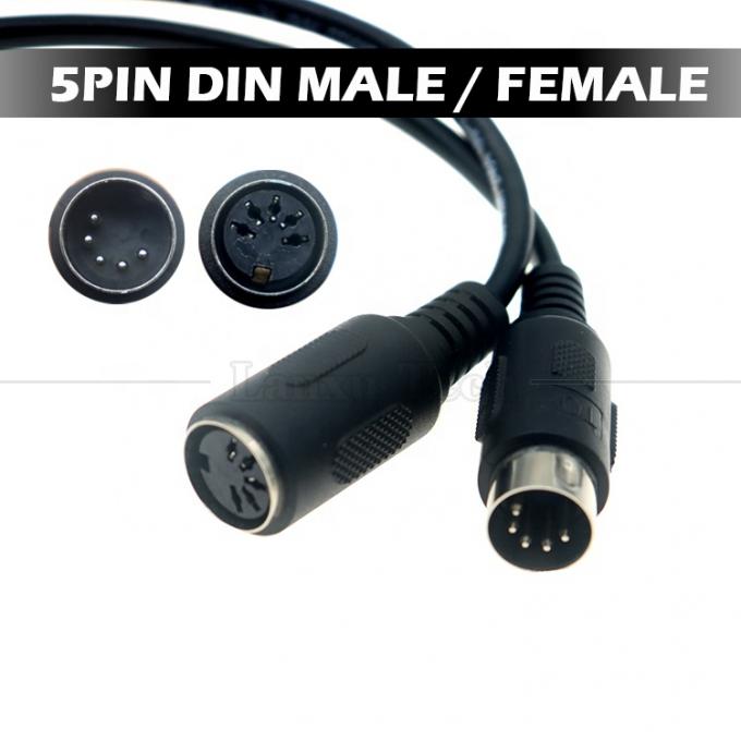 高品質 1M 3M 5M 男性から女性 MIDI 5 PIN DIN 拡張ケーブル オーディオキーボードギター 0