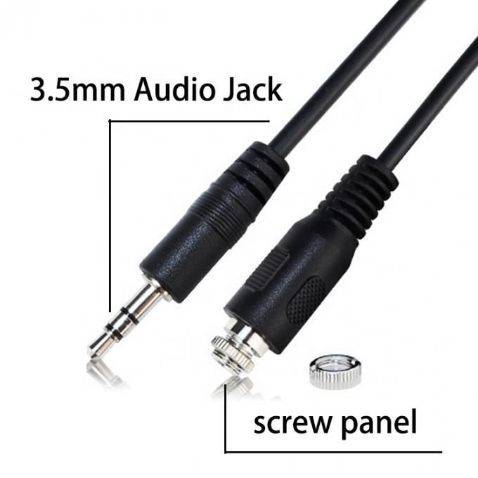 男から女へ 3.5mm 3ポール TRSオーディオジャックケーブル 0