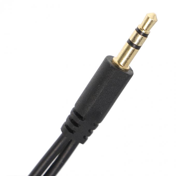 1 男性から2 女性 スプリット3.5mm ステレオ ジャック ヘッドフォン オーディオ Y スプリッターケーブル 2