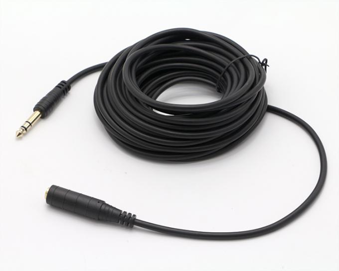 3M ゴールドプレート 6.35mm ジャック 1/4インチ TRS 男性から 1/4インチ TS ジャック 女性 オーディオ ジャック ステレオケーブル 2