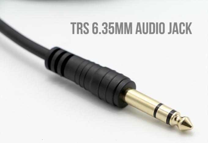 3M ゴールドプレート 6.35mm ジャック 1/4インチ TRS 男性から 1/4インチ TS ジャック 女性 オーディオ ジャック ステレオケーブル 1