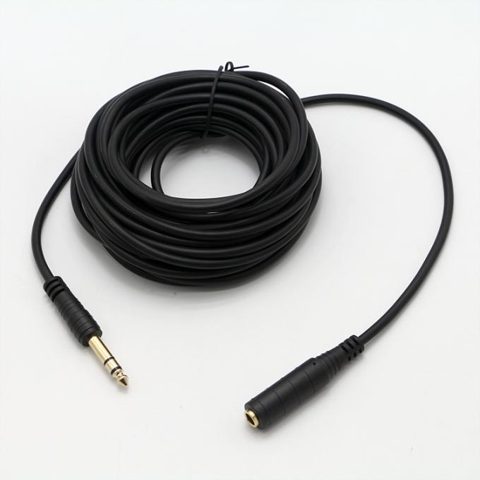 3M ゴールドプレート 6.35mm ジャック 1/4インチ TRS 男性から 1/4インチ TS ジャック 女性 オーディオ ジャック ステレオケーブル 3