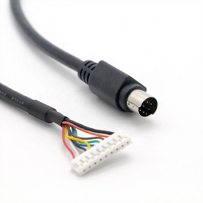 CUSTOM S Video 8 PIN ミニ DIN から 9 PIN JST コンネクタ PC エンジン コントローラーケーブル 1