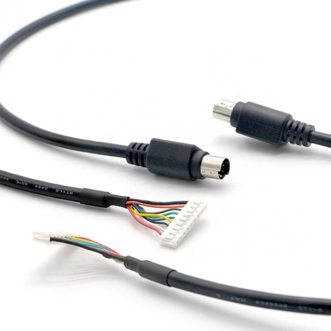 CUSTOM S Video 8 PIN ミニ DIN から 9 PIN JST コンネクタ PC エンジン コントローラーケーブル 2