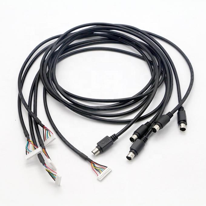 CUSTOM S Video 8 PIN ミニ DIN から 9 PIN JST コンネクタ PC エンジン コントローラーケーブル 4