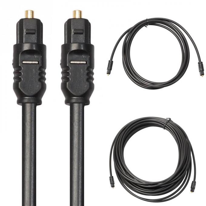 高品質 薄型 1M 2M 3M 5M ファイバー オプティック トスリンク Spdif ゴールド オプティック デジタル オーディオケーブル 0