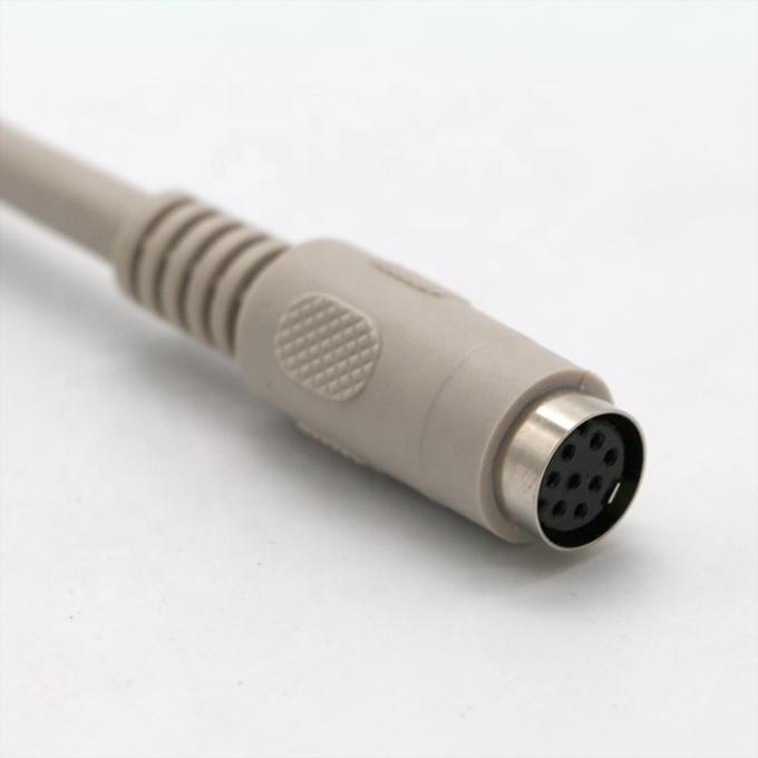 0.2M 0.5M 1M 2M 3M 5M 8 PIN ミニディン 女性からRJ45延長ケーブル 1