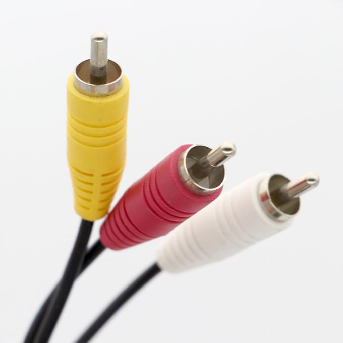 9ピン ミニディンから3 RCA Sビデオオーディオケーブル テレビディスプレイ オーディオビデオ受信機 3