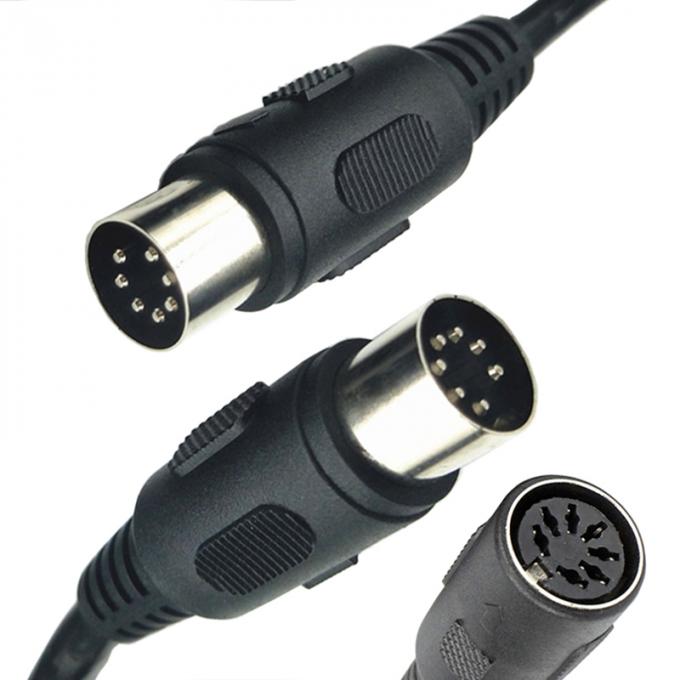 OEM 工場 S ビデオオーディオシールド 男性から男性 女性 3 4 5 6 7 8 9 10 13 PIN MIDI DIN拡張ケーブル 1
