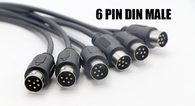 OEM 工場 S ビデオオーディオシールド 男性から男性 女性 3 4 5 6 7 8 9 10 13 PIN MIDI DIN拡張ケーブル 5