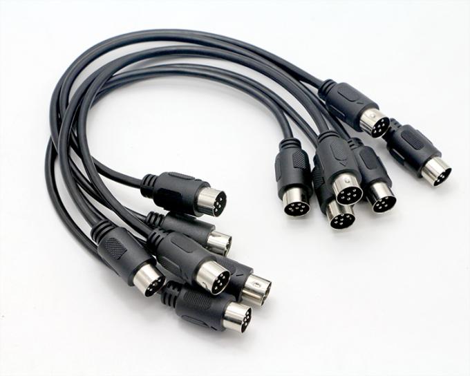 OEM 工場 S ビデオオーディオシールド 男性から男性 女性 3 4 5 6 7 8 9 10 13 PIN MIDI DIN拡張ケーブル 6