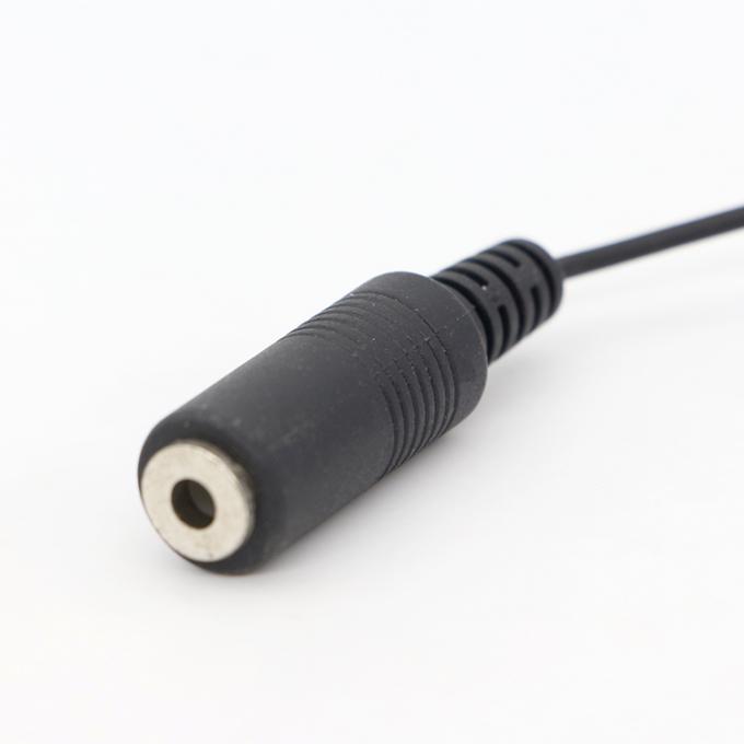 カスタム 3.5mm ジャック 1 男性から2 女性 Y スプリッター ヘッドフォン ジャック マイク PC オーディオ TRS スプリッターケーブル 3