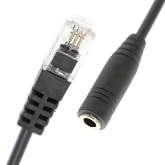 OEM RJ9 RJ10 から 女性 3.5mm CTIA プラグ オーディオ ジャック ヘッドセット アダプタケーブル 2
