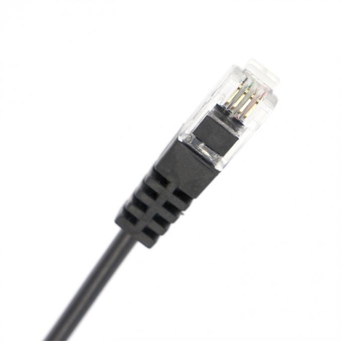 CUSTOM RJ9 RJ10 女性用 3.5mm オーディオ ジャック ヘッドセット アダプタケーブル オフィス電話 5