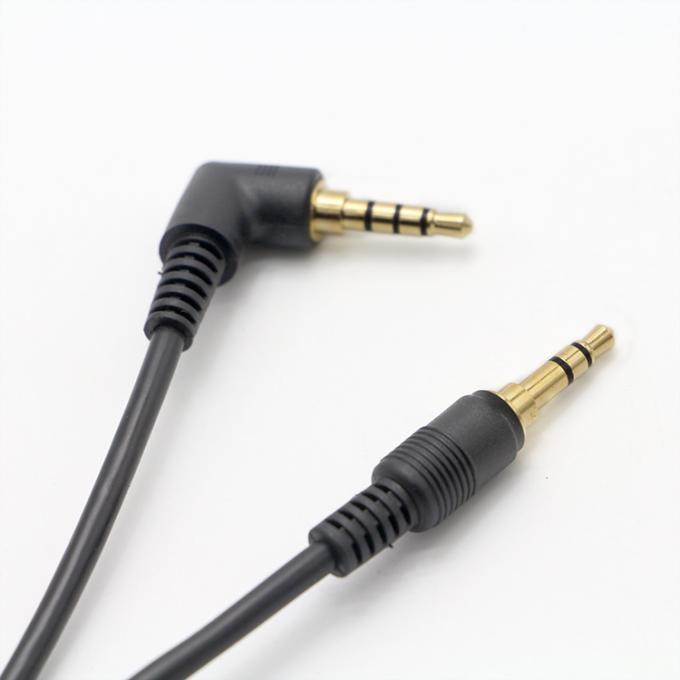 OEM 90度 右角 3.5mm TRRS ジャック 男性から3.5mm TRRS ジャック 男性オーディオケーブル 5