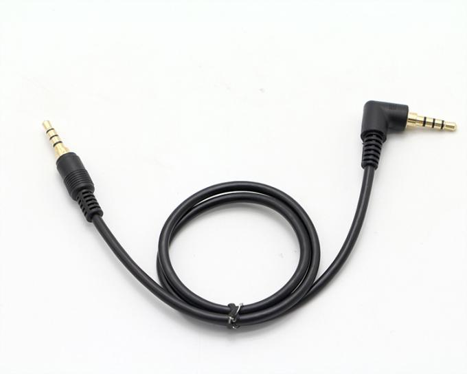 OEM 90度 右角 3.5mm TRRS ジャック 男性から3.5mm TRRS ジャック 男性オーディオケーブル 6