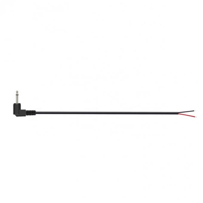 90度 右角 2ポールTS 3.5mm ステレオオーディオ ジャック ストリップされたピッグテール 缶詰付き 裸のワイヤー端ケーブル 3