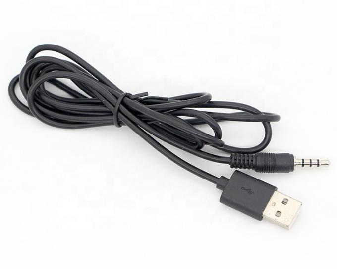 カスタム3フィート3.5mm 男性アックスオーディオジャックからUSB2.0 男性データ充電ケーブル 5