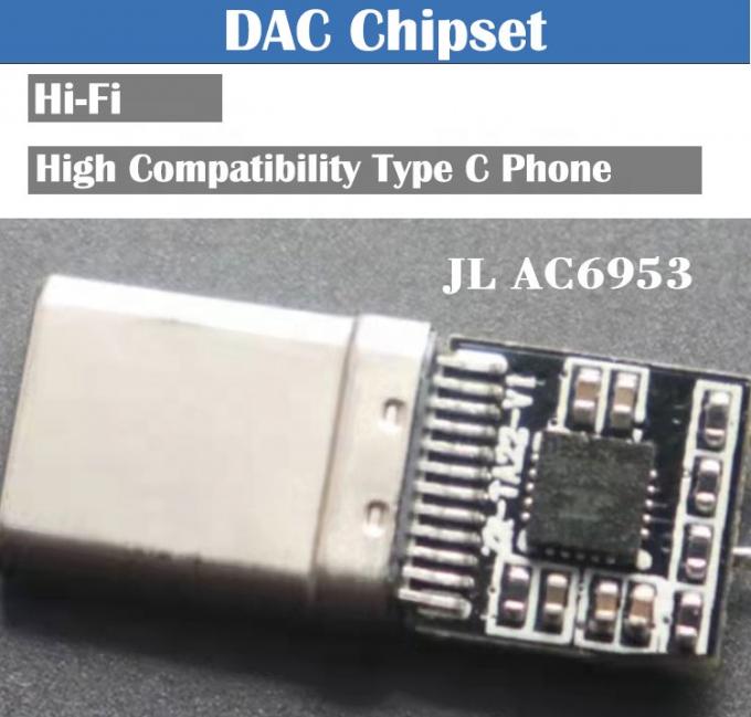 高互換性のあるDAC USBタイプCからAUX3.5mmオーディオケーブルアダプタ 1