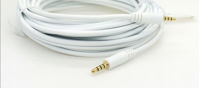 3.5mm 男性から男性 女性ステレオ AUX 3ポール TRRS 4ポール TRRS モノ ジャック マイクロフォンパッチ オーディオ拡張ケーブル 6