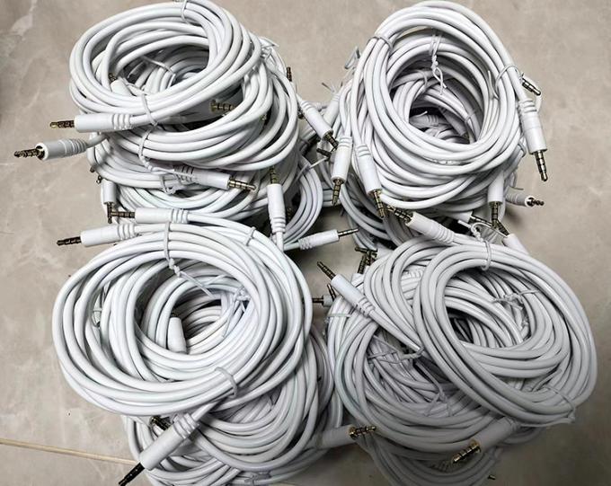 3.5mm 男性から男性 女性ステレオ AUX 3ポール TRRS 4ポール TRRS モノ ジャック マイクロフォンパッチ オーディオ拡張ケーブル 7