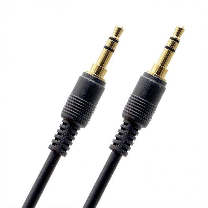 OEM ゴールドプレート 1M 2M 3M 男性から男性 3.5mm ジャック 補助スピーカー ステレオオーディオケーブル 3