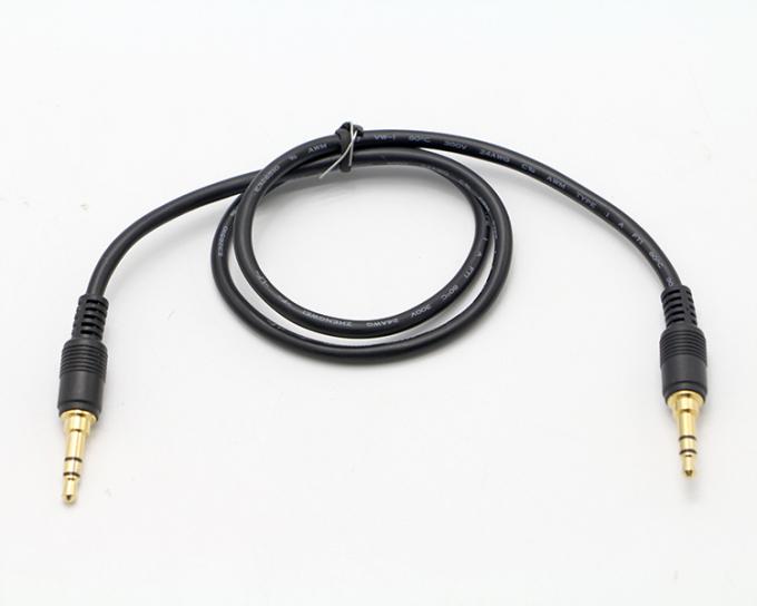 OEM ゴールドプレート 1M 2M 3M 男性から男性 3.5mm ジャック 補助スピーカー ステレオオーディオケーブル 4