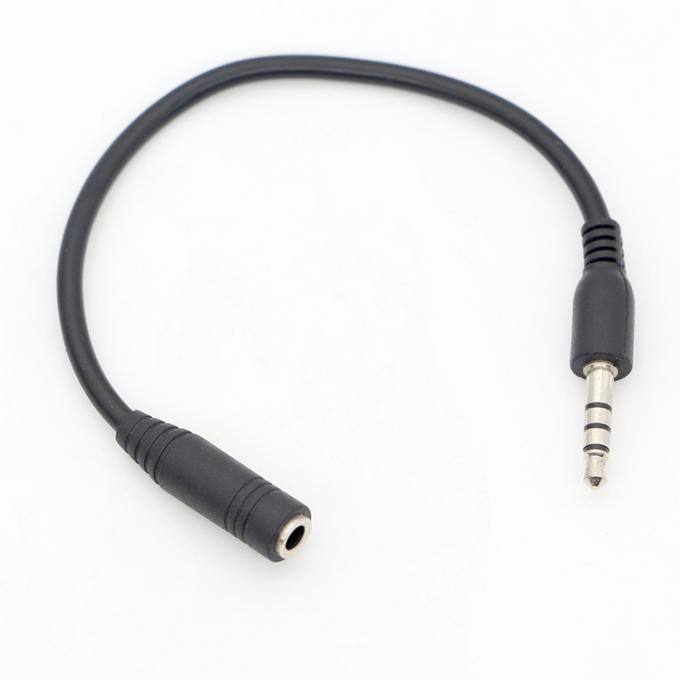 3.5mm ジャック TRRS 男性から3.5mm ジャック TRRS 女性 ステレオ オックス オーディオ エクステンションケーブル 3