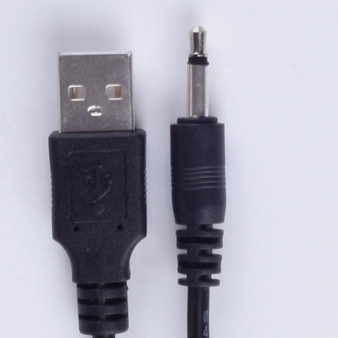 1M USBから3.5mm 2 ploes Aux Audio Jack コネクタ スピーカー電話用の充電ケーブル 1
