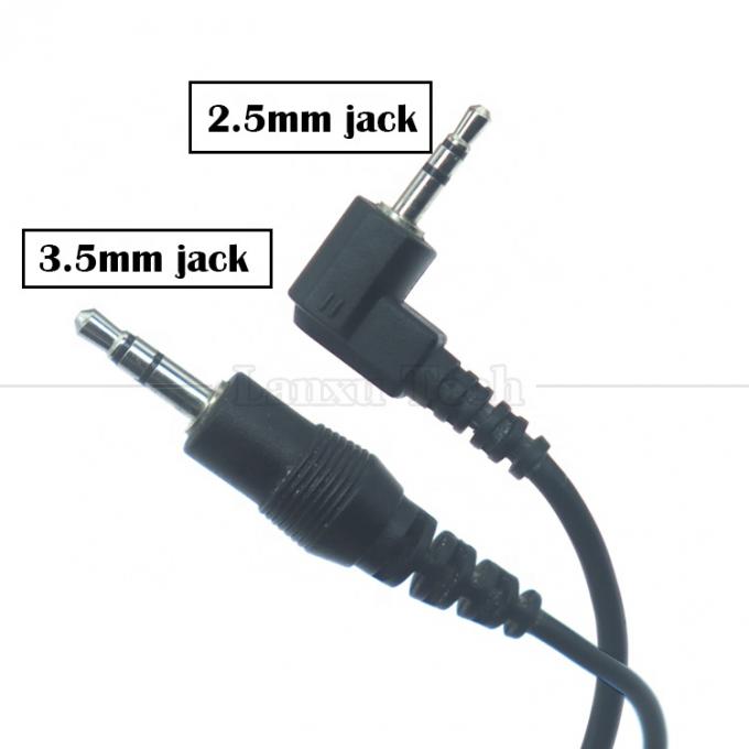 カスタマイズ 2.5mm 男性から90度 右角 3.5mm 男性 ステレオ ジャック オックス オーディオ 変換 アダプター ケーブル 1