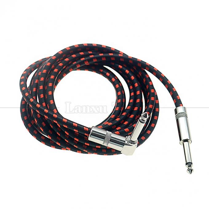 OEM 3ft 10ft 5m 1/4 6.35mm モノTS ジャック リード 帯状 電気楽器 アクセサリー アンプ エフェクト アンプ ギター パッチケーブル 1