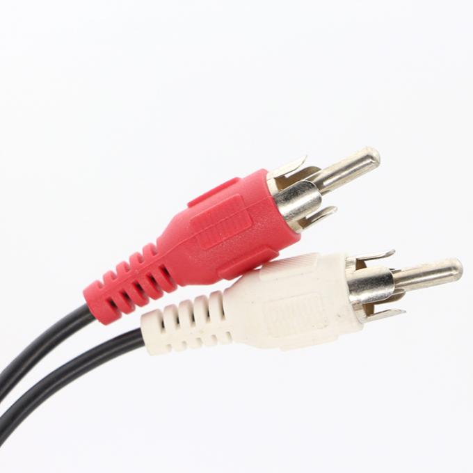 カスタム M 2M 3M TV Y スプリッタ 2 RCA 男性から2 RCA 男性のオーディオビデオケーブル 1