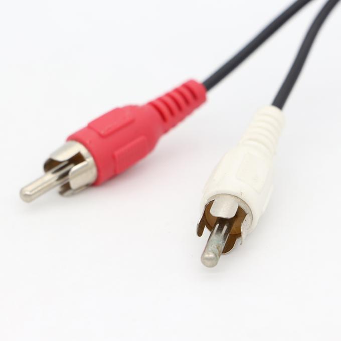 カスタム M 2M 3M TV Y スプリッタ 2 RCA 男性から2 RCA 男性のオーディオビデオケーブル 2