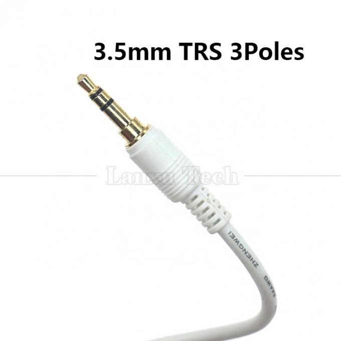 高品質の金銀付 男性から男性 3.5mm TRS 3ポール ステレオ ジャック オーディオ拡張ケーブル 2