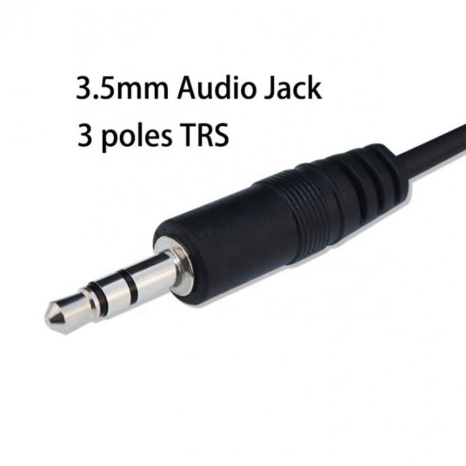 1m 3m 5m 3 ポール トリス 男性から女性 3.5mm オーディオジャックケーブル 1