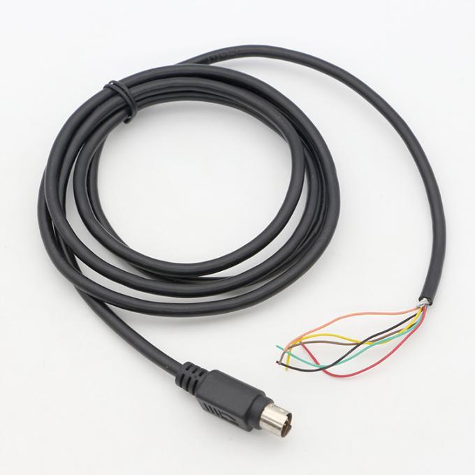 パーソナライゼーション 6 7 8 PIN MINI DIN パーグテールオープン 缶状のワイヤケーブル 5