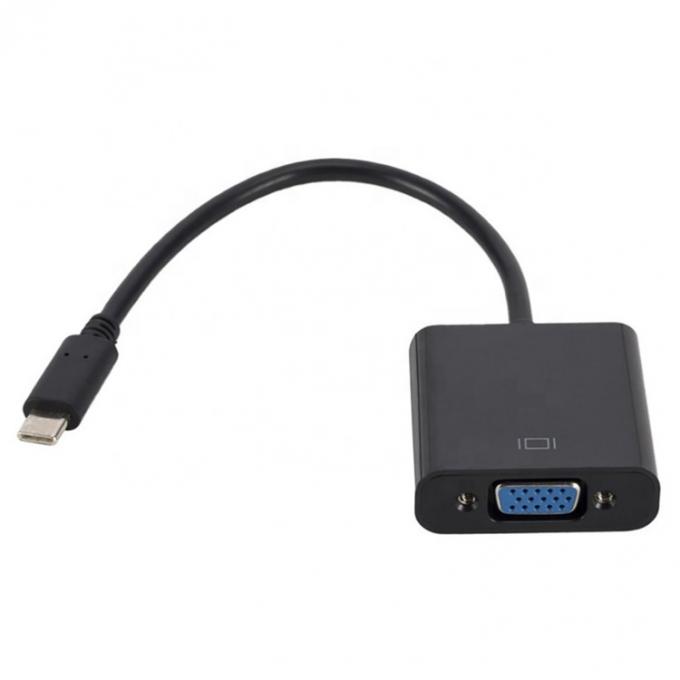 1080P 4K USB Type C から VGA 変換 アダプター PC パソコン ラップトップ 2