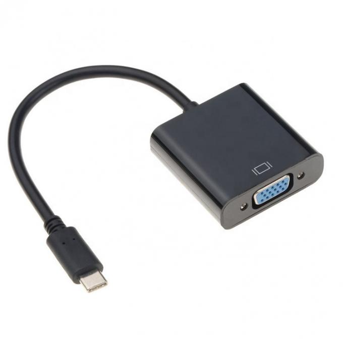 1080P 4K USB Type C から VGA 変換 アダプター PC パソコン ラップトップ 3