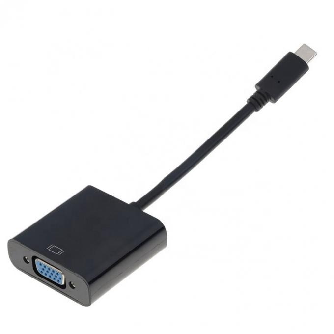 1080P 4K USB Type C から VGA 変換 アダプター PC パソコン ラップトップ 4