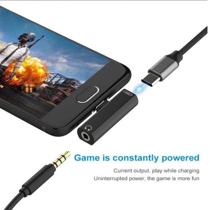 2 in 1 USB Type C から 3.5mm ジャック PD 充電 ヘッドフォン オーディオ アダプタ 7