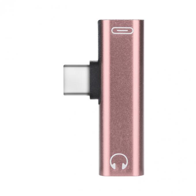 2 in 1 USB Type C から 3.5mm ジャック PD 充電 ヘッドフォン オーディオ アダプタ 6