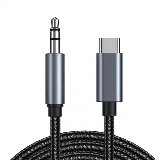 DAC USBタイプCから3.5mmオーディオジャック 男性ケーブル AUX ヘッドフォン ドングル アダプター Pixel Google 0