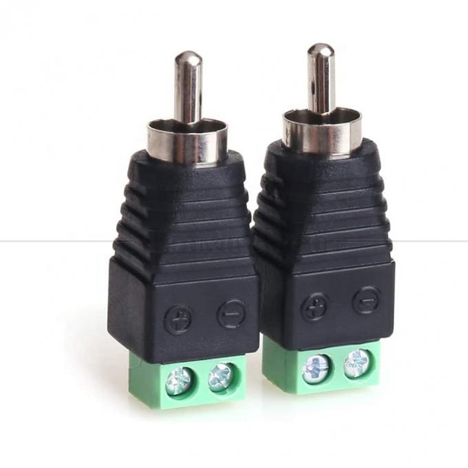RCA 女性 男性 スクロール端末 AV フォノ 溶接式 プラグ 無線接続器 変換器 音声アダプター 3