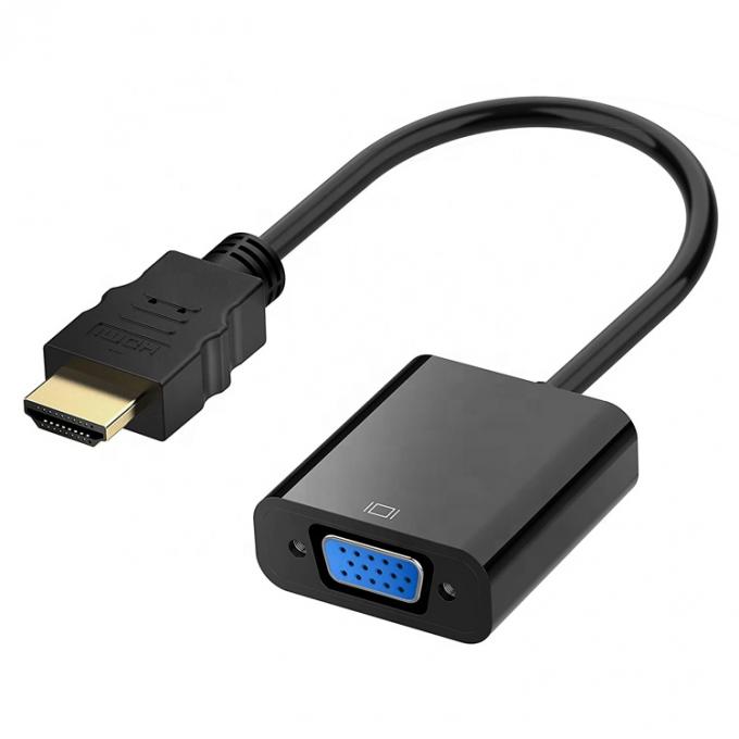 1080P 4K HDM TV I 男性からVGA 女性アダプター 3.5 オーディオ ジャック パワー コンピュータ PC モニター HDTV 1