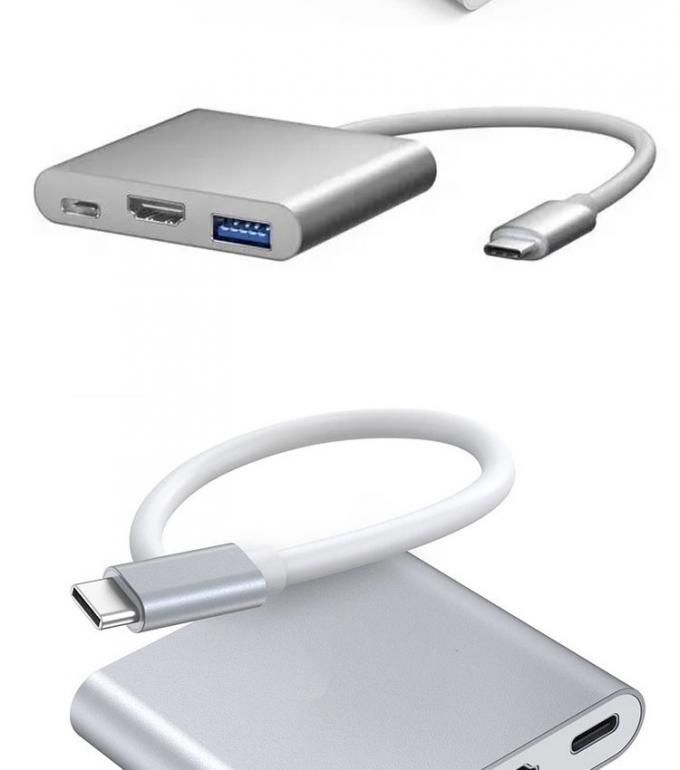 3 in 1 PD 充電 4K 1080P USB Type C OTG ドッキングステーションハブアダプタ 5