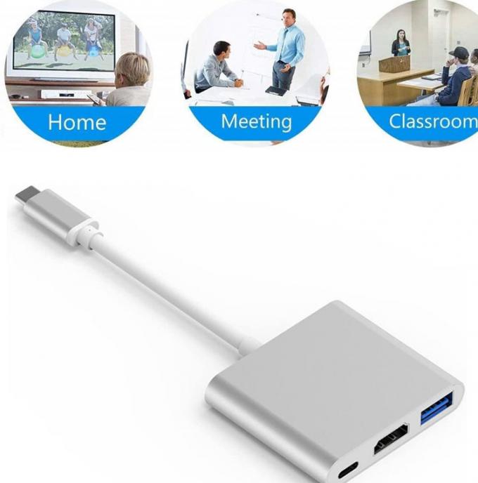 3 in 1 PD 充電 4K 1080P USB Type C OTG ドッキングステーションハブアダプタ 4