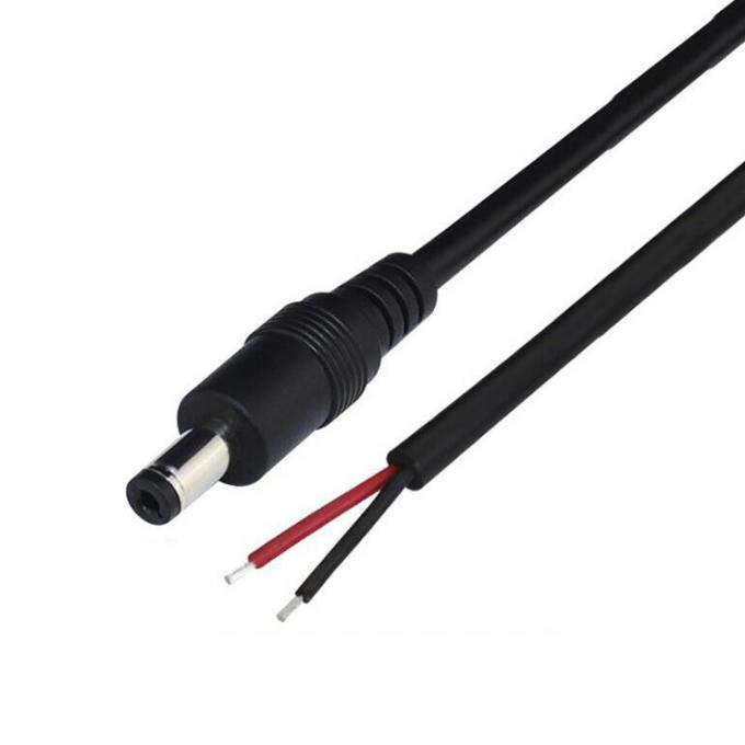 オーダーメイド 男性 女性 ジャック 1.35 2.5 2.1x5.5mm DCケーブル 裸の端 ストライプワイヤ ピンテールケーブル 4
