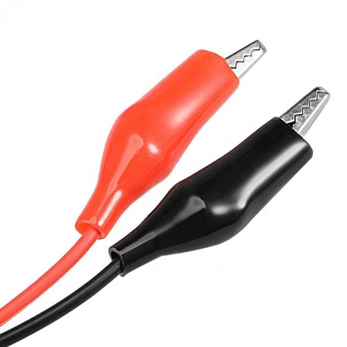 5.5x2.1mm DC 女性からダブルアライガタークリップ 電源試験アダプターケーブル 1